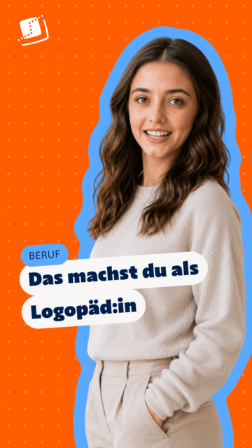 Logopäd:in im beruflichen Kontext im Gesundheitswesen.