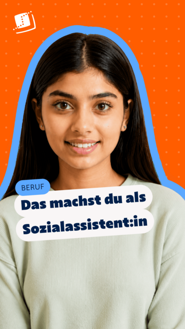 Sozialassistent:in im beruflichen Kontext im Sozialwesen.