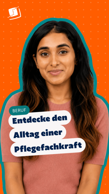 Pflegefachkraft im beruflichen Kontext im Gesundheitswesen.