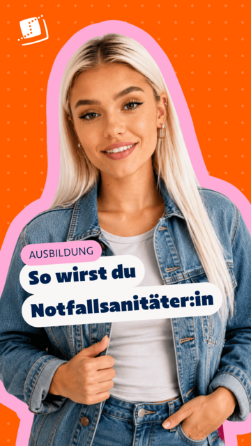 Ausbildung zur Notfallsanitäter:in an einer Berufsfachschule.